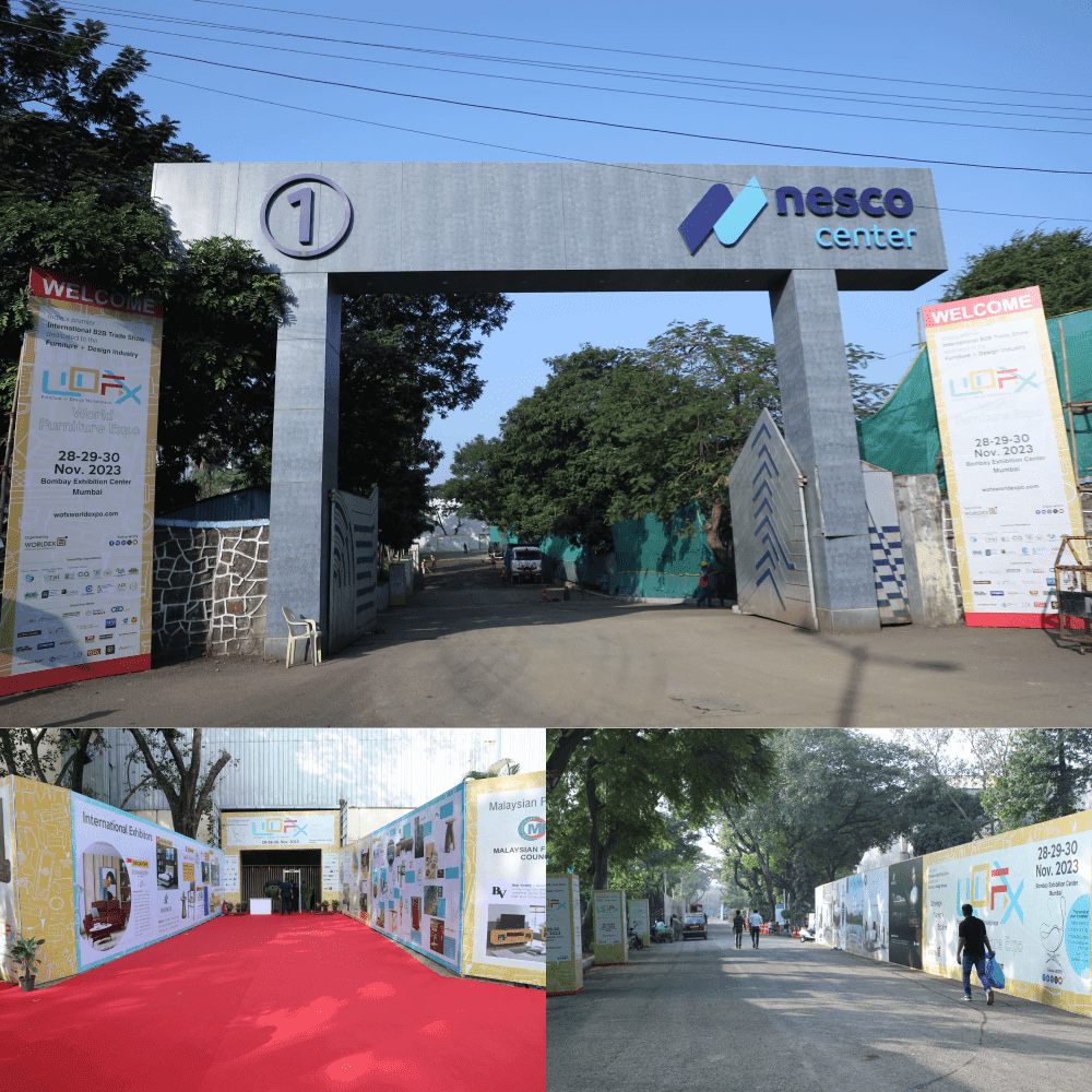Bombay Exhibition Center Nesco Gates and Exhibition Halls