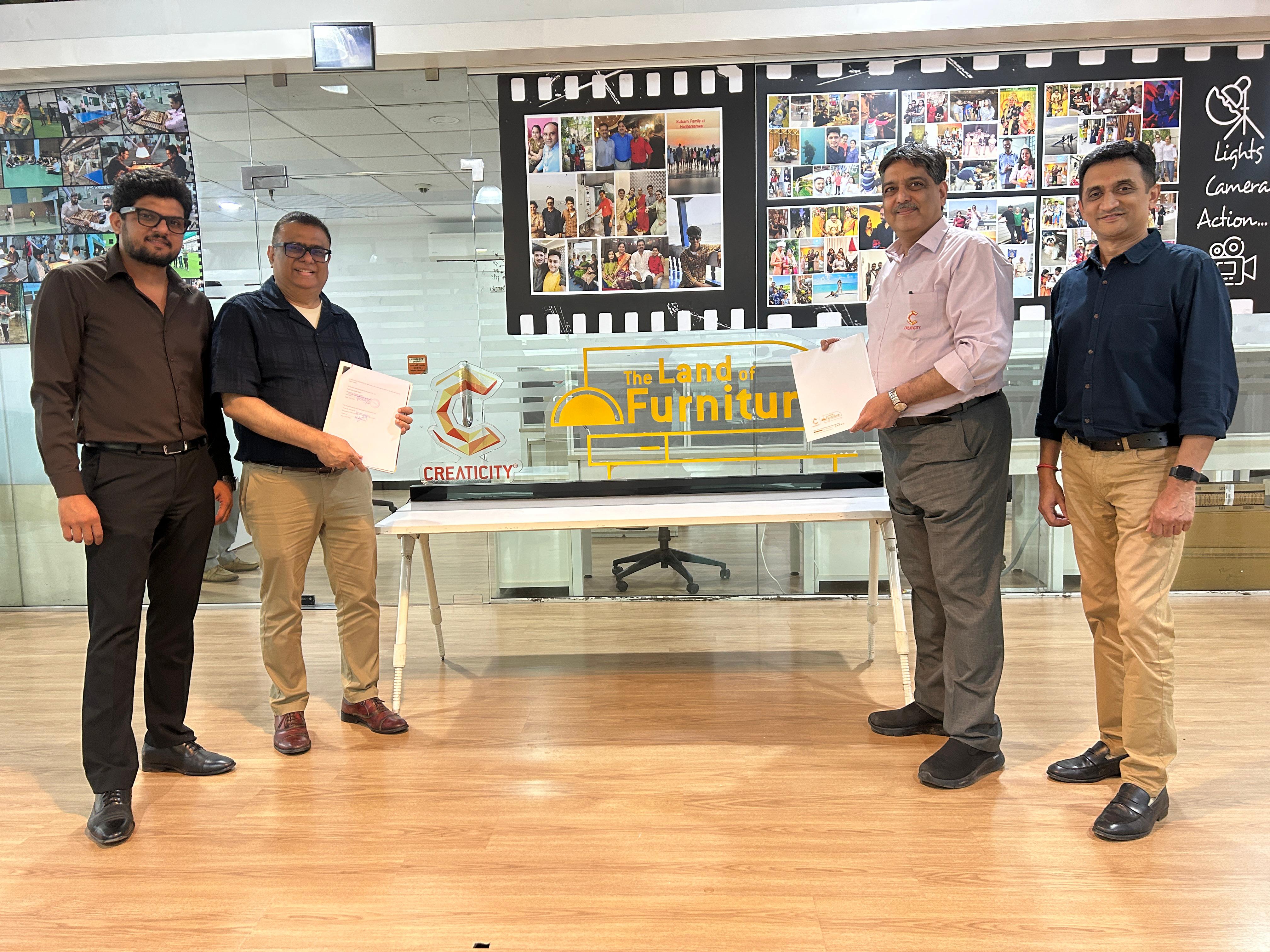 Creaticity & WOFX join hands to elevate the future of furniture and design with Home & Home+ Conclave 2025.